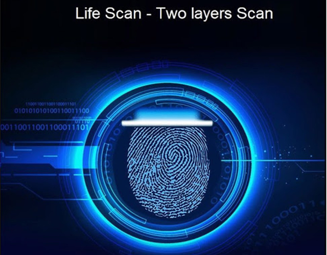 công nghệ life-scan quét vân tay 2 lớp
