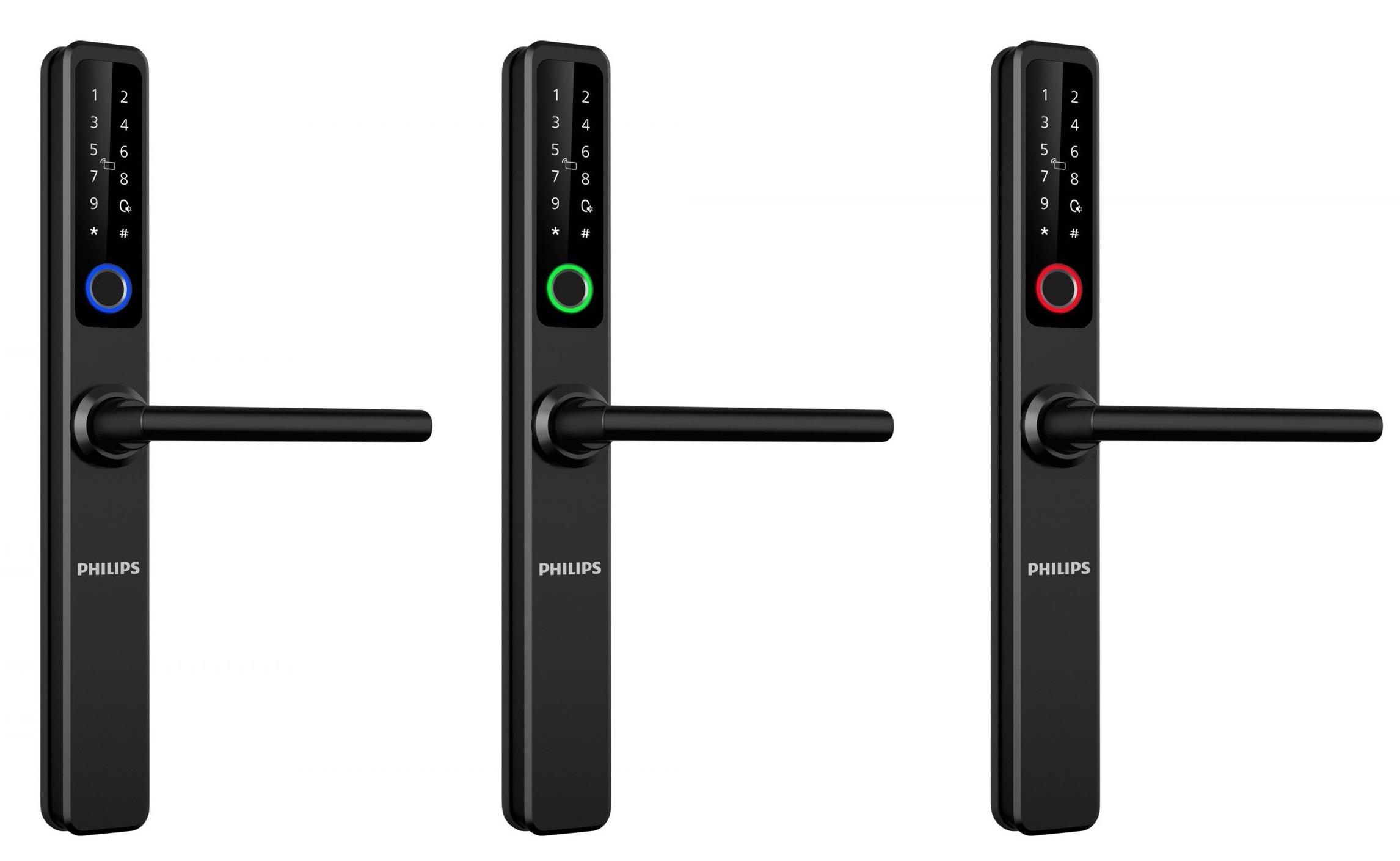 Khóa cửa nhôm vân tay Philips DDL608-5HWS 6 Khóa cửa nhôm vân tay Philips DDL608-5HWS - Ảnh 6